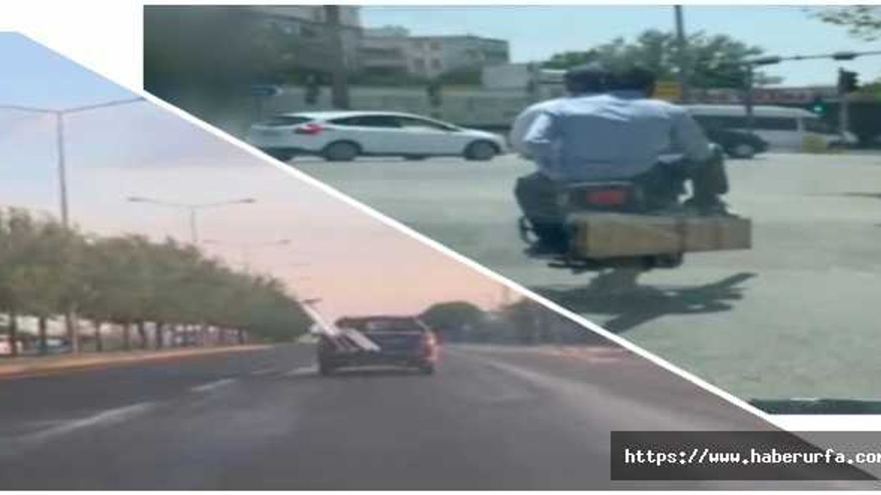 Urfa'da trafiği tehlikeye atan sürücüler