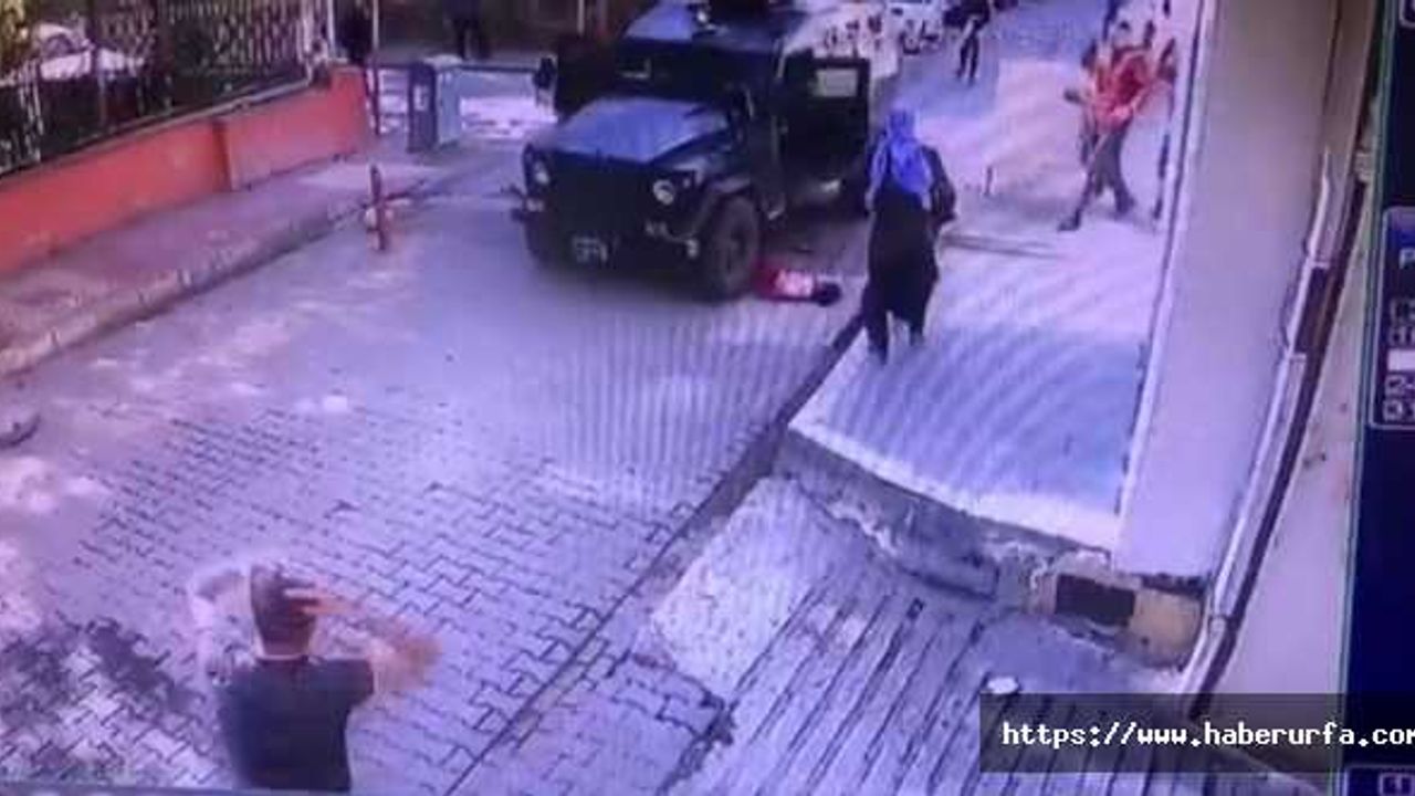 Viranşehir'de Zırhlı Araç kız çocuğuna çarptı