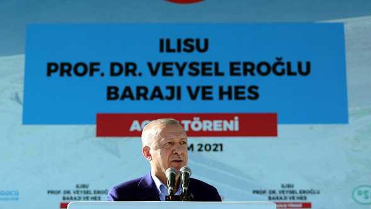 CB Erdoğan Batman'da Ilısu Barajı açılışına katıldı