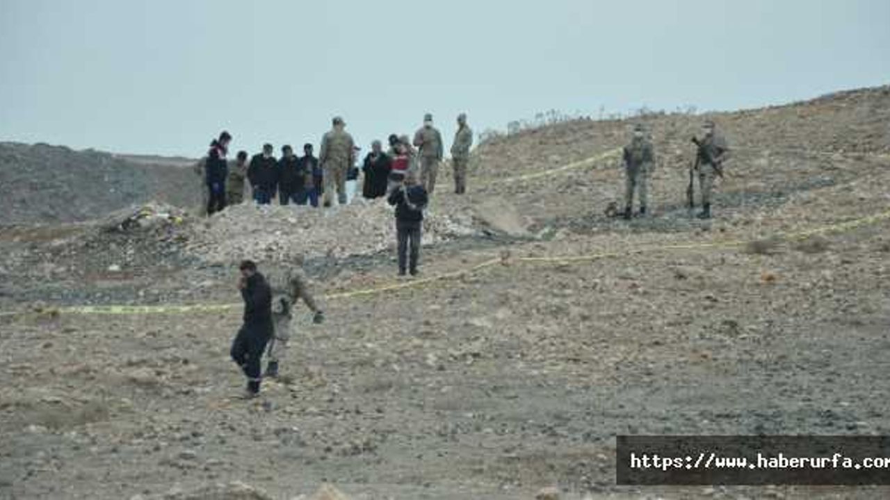 Ceylanpınar'da Toprağa gömülü parçalanmış ceset bulundu