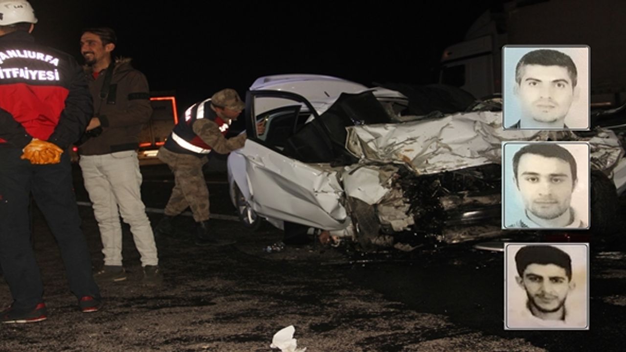 Şanlıurfa güne acı haberle uyandı: feci kazada 4 kişi öldü
