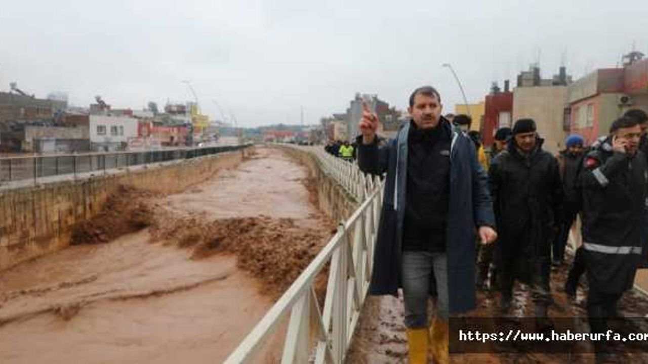 Şanlıurfa Valisi Ayhan: "M²'ye 200 kg yağış düştü"