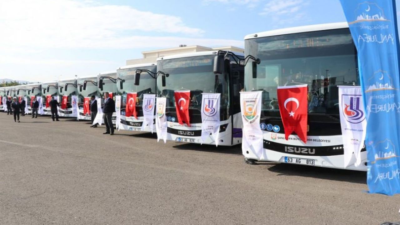 Urfa'da bayramda belediye otobüsleri ücretsiz