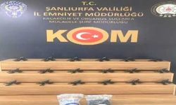 Viranşehir'de durdurulan otomobilde 18 tabanca ele geçirildi