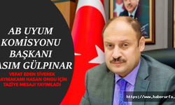 Gülpınar vefat eden Siverek Kaymakamı için taziye mesajı yayımladı
