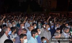 Siverek'te Filistin'e destek mitingi