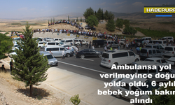 Ambulansa yol verilmeyince doğum yolda oldu
