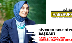Başkan Ayşe Çakmak'tan bayram mesajı