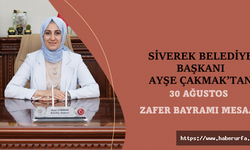 Başkan Ayşe Çakmak'tan Zafer Bayramı Mesajı