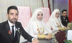 İkiz kız kardeşler kendileri gibi ikizlerle dünya evine girdi