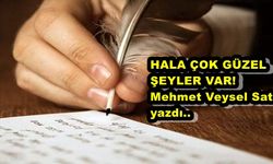 Hala Çok Güzel Şeyler Var! Mehmet Veysel Satış yazdı..