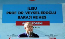 CB Erdoğan Batman'da Ilısu Barajı açılışına katıldı