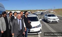 CB Erdoğan'ı karşılamak için 500 araçlık konvoy oluşturdular