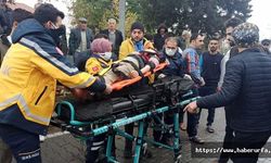 Otomobilin çarptığı 2 küçük kardeş yaralandı