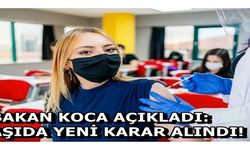 Bilim Kurulu'ndan Kritik aşı kararı