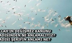 Resulullah “Allah’ın Değişmez Kanunu” Hadisi ile ne demek istemiştir?