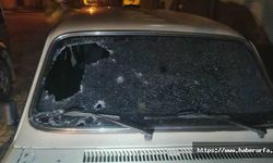 Birecik'te bir otomobile silahlı saldırı