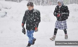 O İlde Kar Nedeniyle Okullar Tatil Edildi