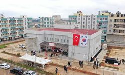 Güney Kore'nin yaptırılan sağlık merkezi ve okulun açılışı yapıldı