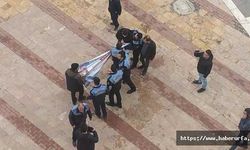 Urfa'da izinsiz göstericilerle zabıta arasında gerginlik