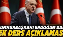 CB Erdoğan Kabine Toplantısı sonrası konuştu..