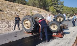 Karaköprüde devrilen traktörün sürücüsü öldü
