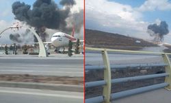Konya'da Türk Yıldızları’nın eğitim uçağı düştü
