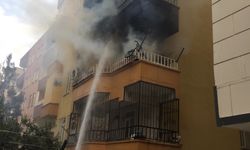 Şanlıurfa'da bir apartmanda yangın korkuttu