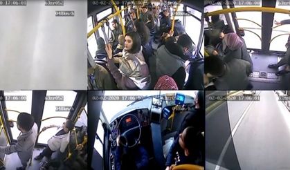 Halk otobüsünde fenalaşan yolcuyu hastaneye yetiştirdi