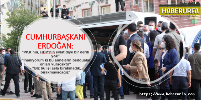 Cumhurbaşkanı Erdoğan Diyarbakır Annelerini ziyaret etti