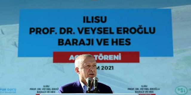 CB Erdoğan Batman'da Ilısu Barajı açılışına katıldı