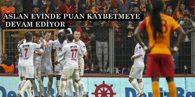 Galatasaray'da puan kayıpları sürüyor