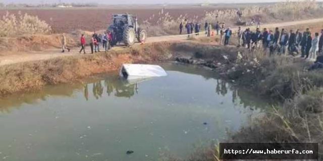 Harran'da göçmenleri taşıyan minibüs gölete düştü: 9 ölü