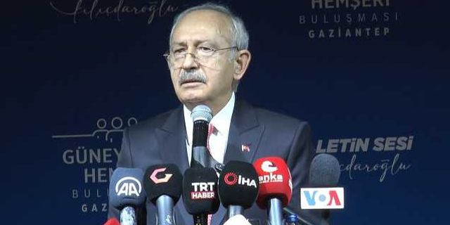 Kılıçdaroğlu'ndan Gaziantep'te Şanlıurfa gafı