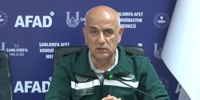 Bakan Kirişci Şanlıurfa'da önemli açıklamalarda bulundu