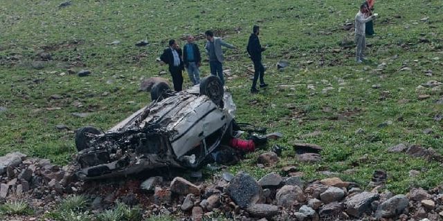 Siverek-Diyarbakır karayolunda feci kaza: 1 ölü, 3 yaralı
