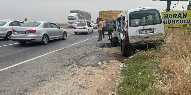 Şanlıurfa'da trafik kazası
