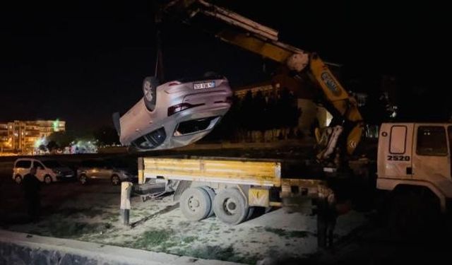 Urfa'da bir şahıs aracıyla dereye uçtu
