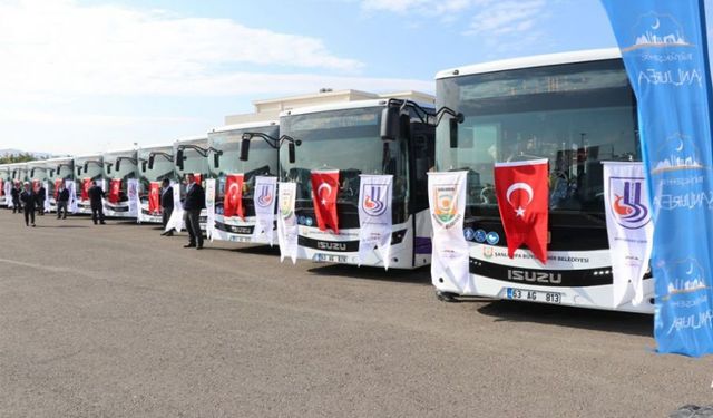 Urfa'da bayramda belediye otobüsleri ücretsiz