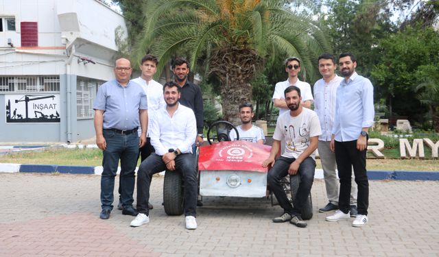 Urfa'da Yüksekokul öğrencileri 2 ayda otomobil tasarladı