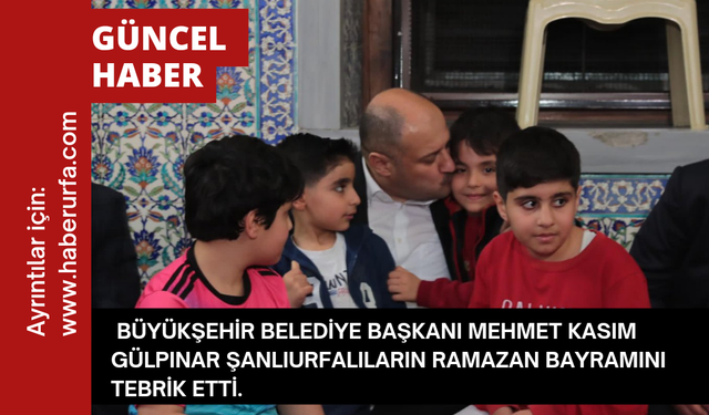 Başkan Gülpınar 'dan Ramazan Bayramı Mesajı