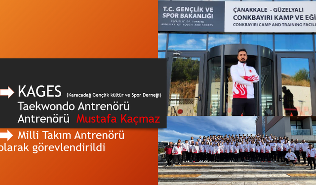 KAGES Antrenörü Mustada Kaçmaz Milli Takım'da!