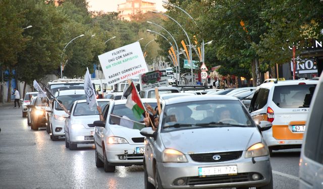 Gazze İçin Yollara Çıktılar: Siverek’te Filistin’e Destek Konvoyu