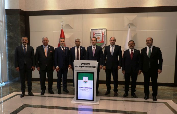 Fatih Erbakan'dan Başkan Gülpınar'a hayırlı olsun ziyareti