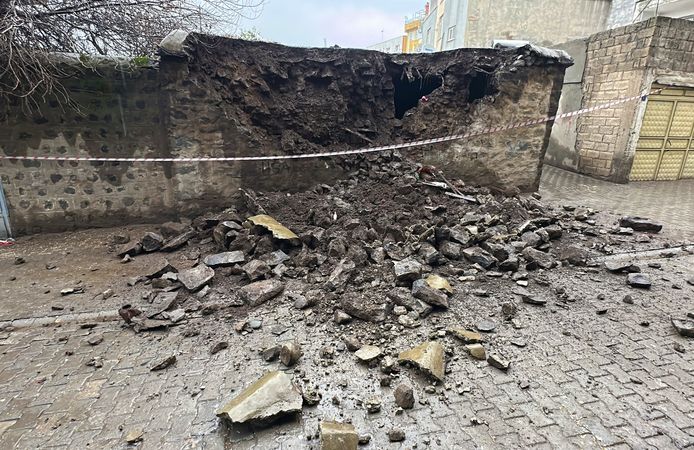 Siverek’te Yürekleri Donduran Çökme Anı