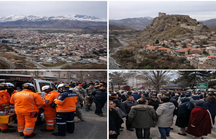 Erzincan Kemah’ta 4.9’luk Deprem Paniği