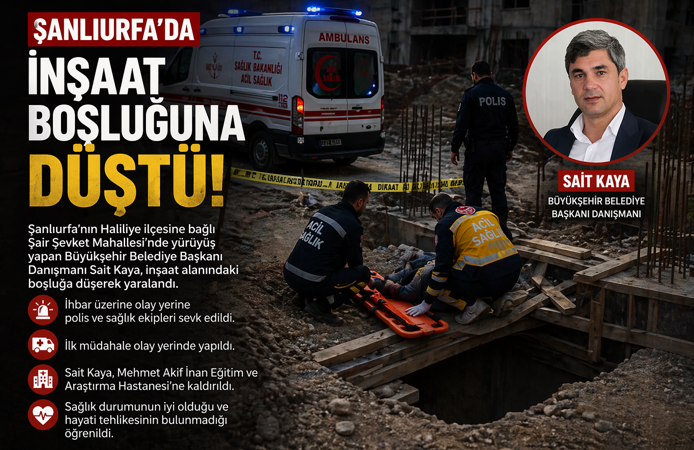 Haliliye’de Kaza: Belediye Başkanı Danışmanı Yaralandı