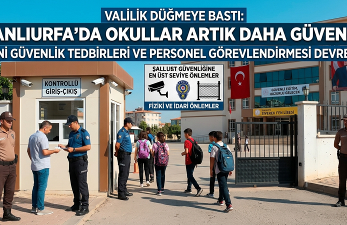 Şanlıurfa’da Eğitimde Güvenlik Seferberliği
