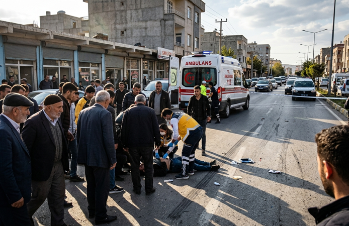 Siverek’te bir araba Çocuğa Çarptı, Sürücü Kalabalığı Ezip Kaçtı!