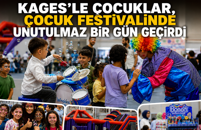 KAGES'le Çocukların Gülüşleri Fuar Merkezini Şenlendirdi